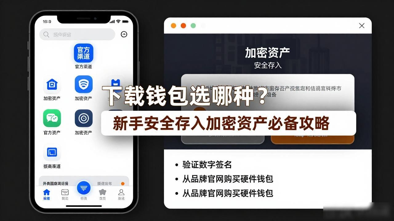 下载钱包选哪种？新手安全存入加密资产必备攻略