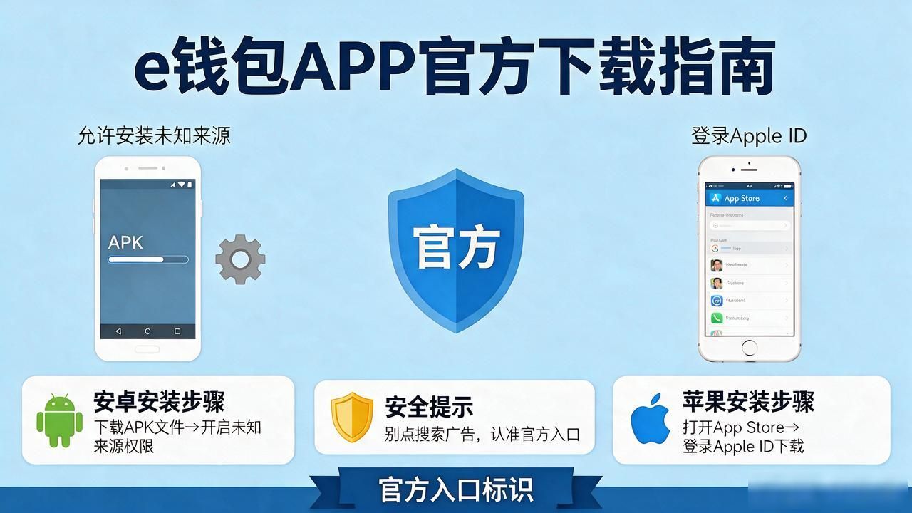 e钱包app官网下载安装，别点搜索结果里的广告，认准官方入口