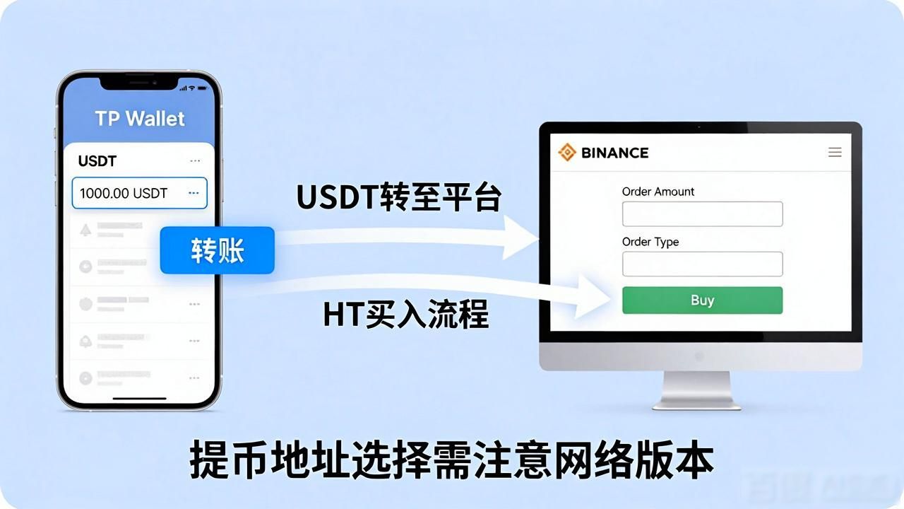 TP钱包USDT换HT 操作指南