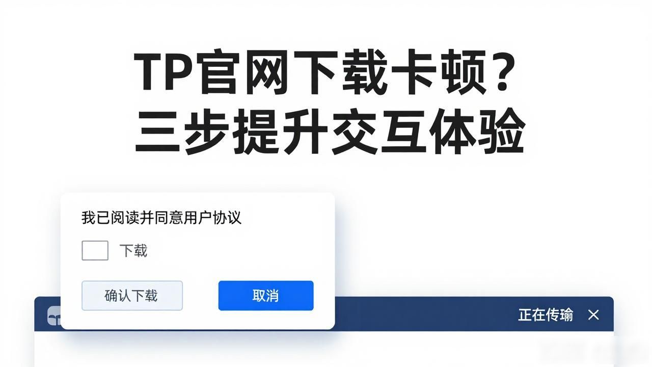 TP官网下载卡顿？三步提升交互体验
