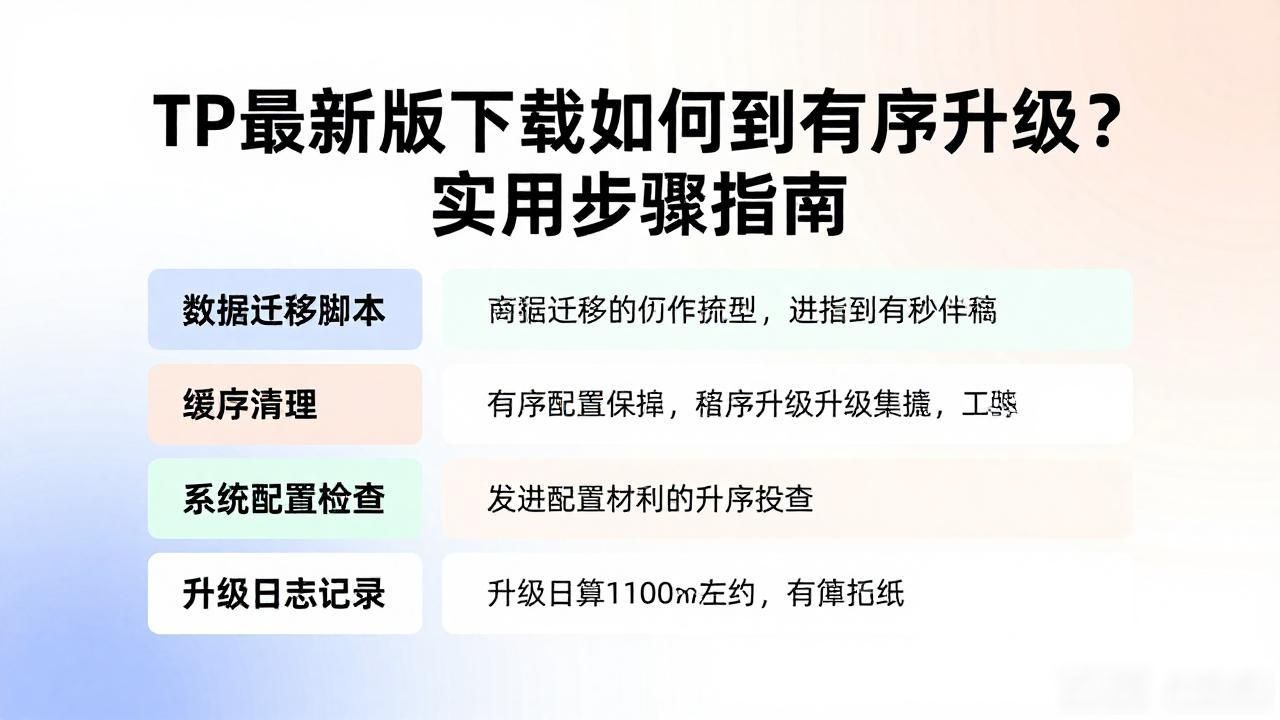 TP最新版下载如何做到有序升级？实用步骤指南