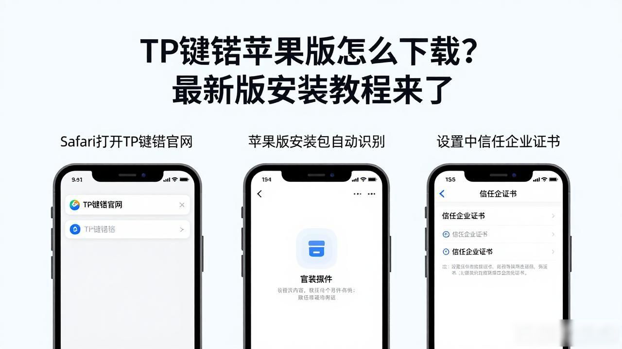 TP钱包苹果版怎么下载？最新版安装教程来了