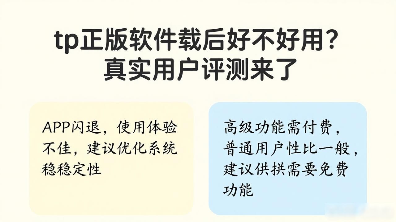 tp正版软件下载后好不好用？真实用户评测来了