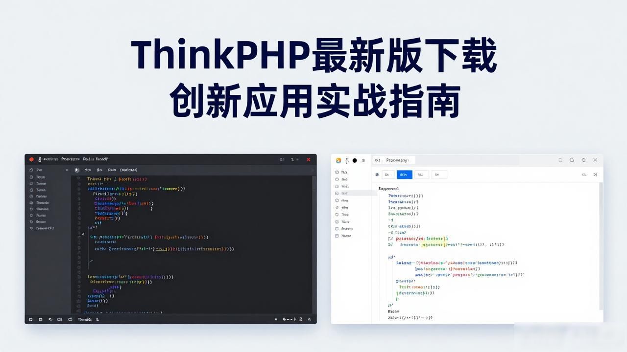 ThinkPHP最新版下载 创新应用实战指南