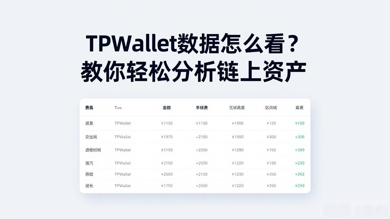 TPWallet数据怎么看？教你轻松分析链上资产