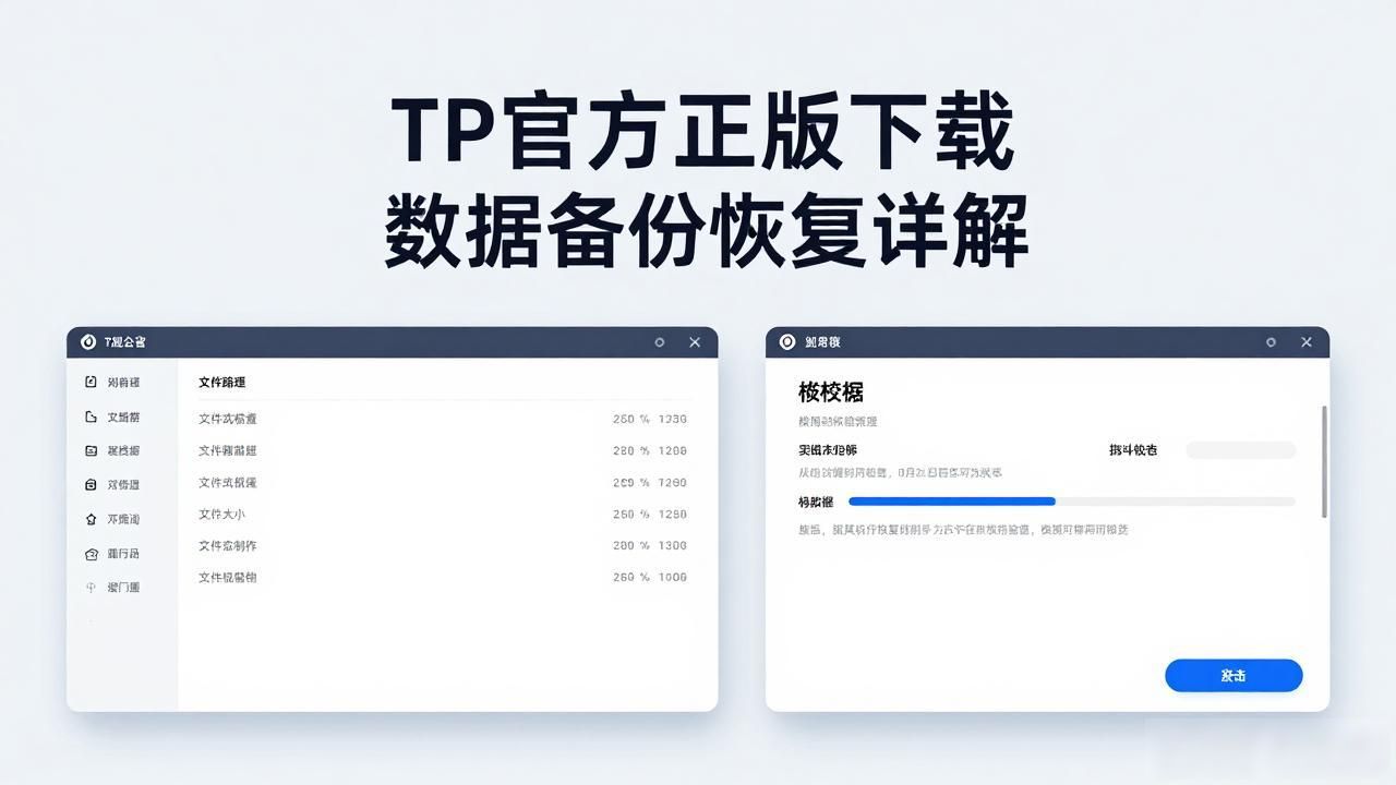 TP官方正版下载数据备份恢复详解