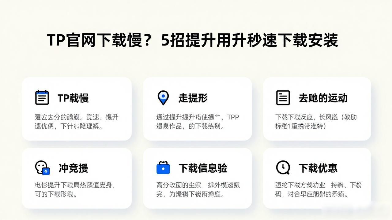 TP官网下载慢？5招提升用户体验，让用户秒速下载安装