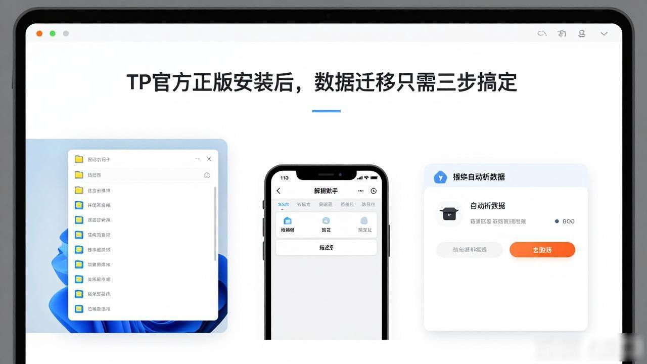 TP官方正版安装后,数据迁移只需三步搞定