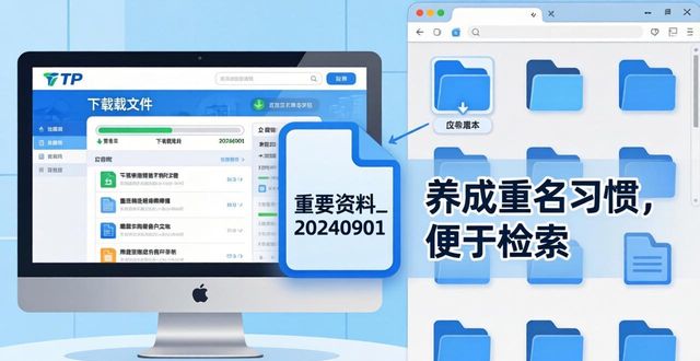 TP官网下载时如何整理重要文件资料