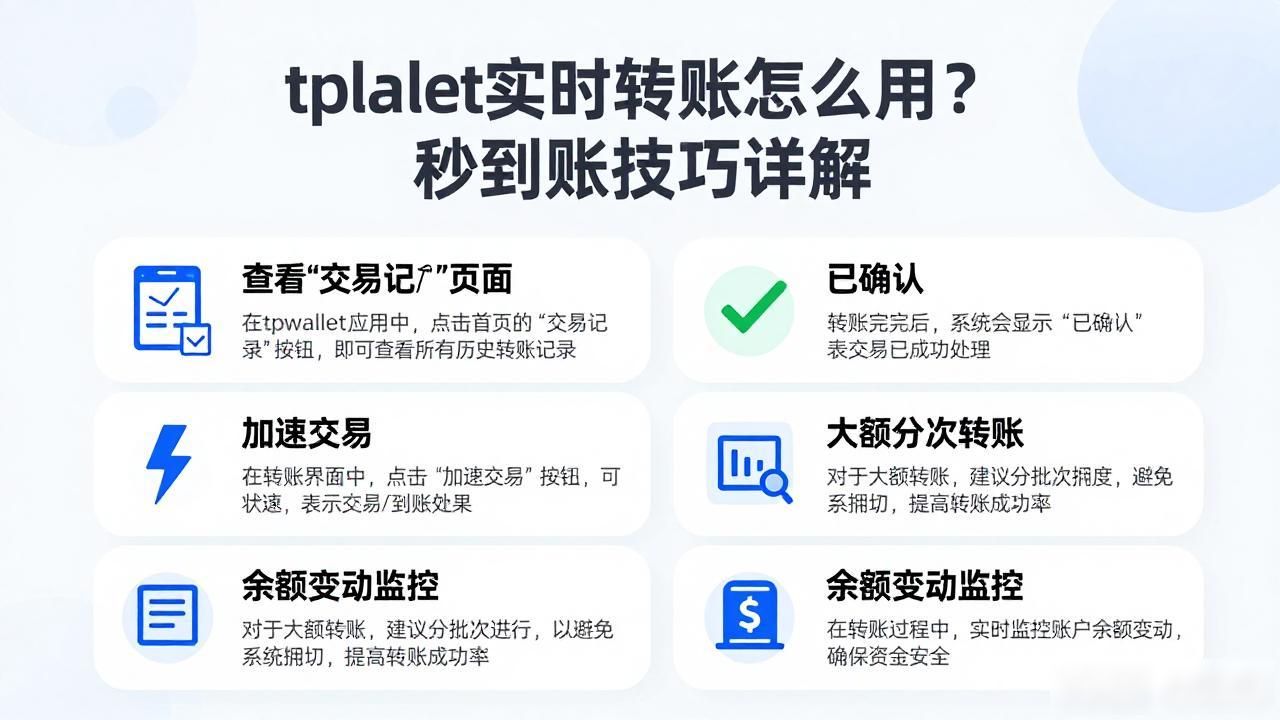 tpwallet实时转账怎么用？秒到账技巧详解
