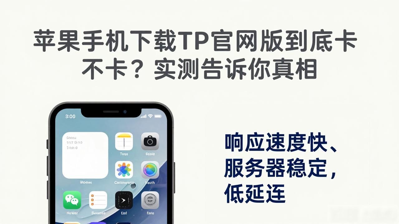 苹果手机下载TP官网版到底卡不卡？实测告诉你真相