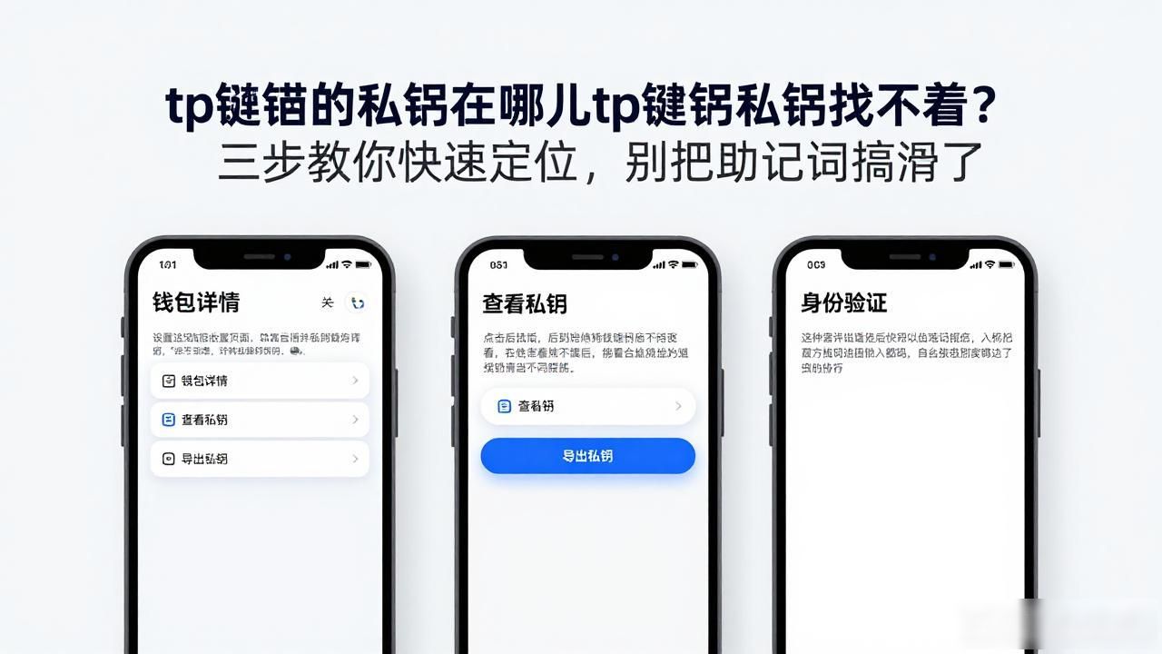 tp钱包的私钥在哪儿 tp钱包私钥找不着？三步教你快速定位，别把助记词搞混了