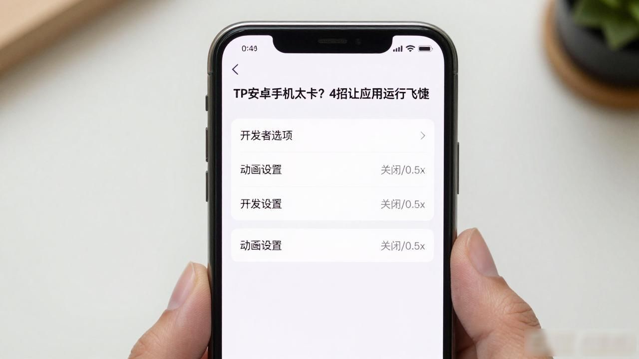 TP安卓2025手机太卡？4招让应用运行飞快