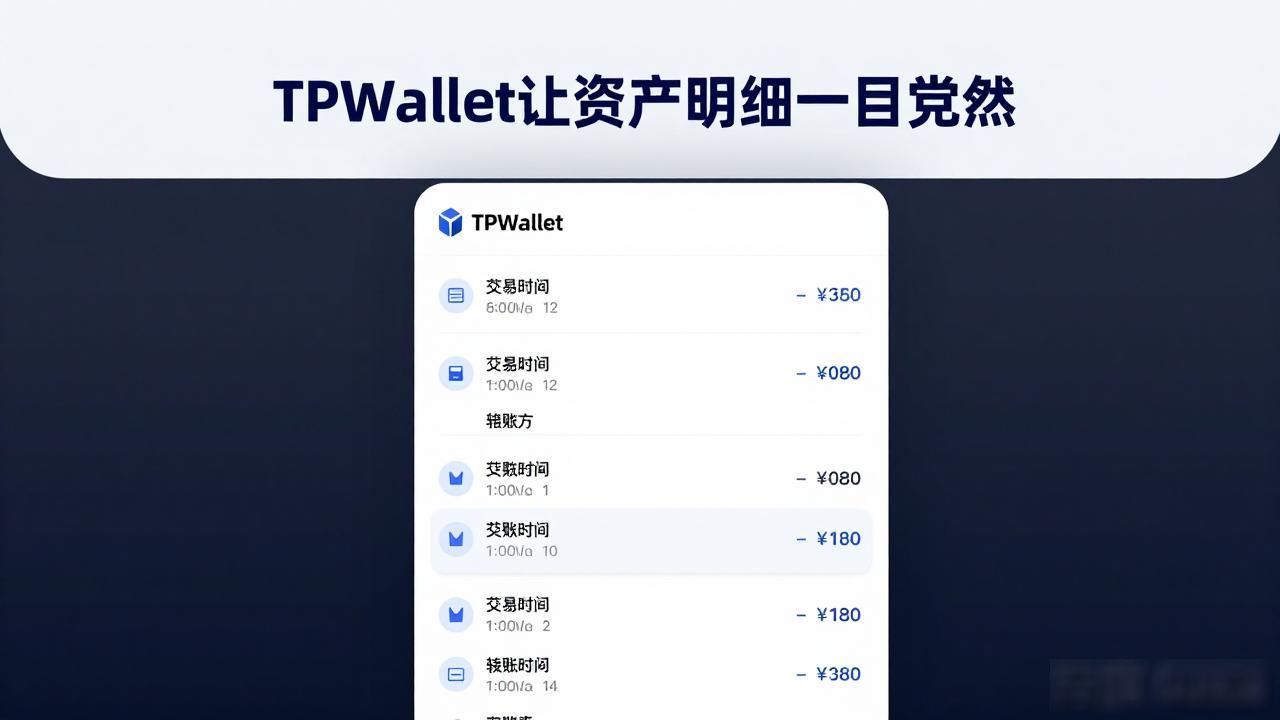 TPWallet让资产明细一目了然