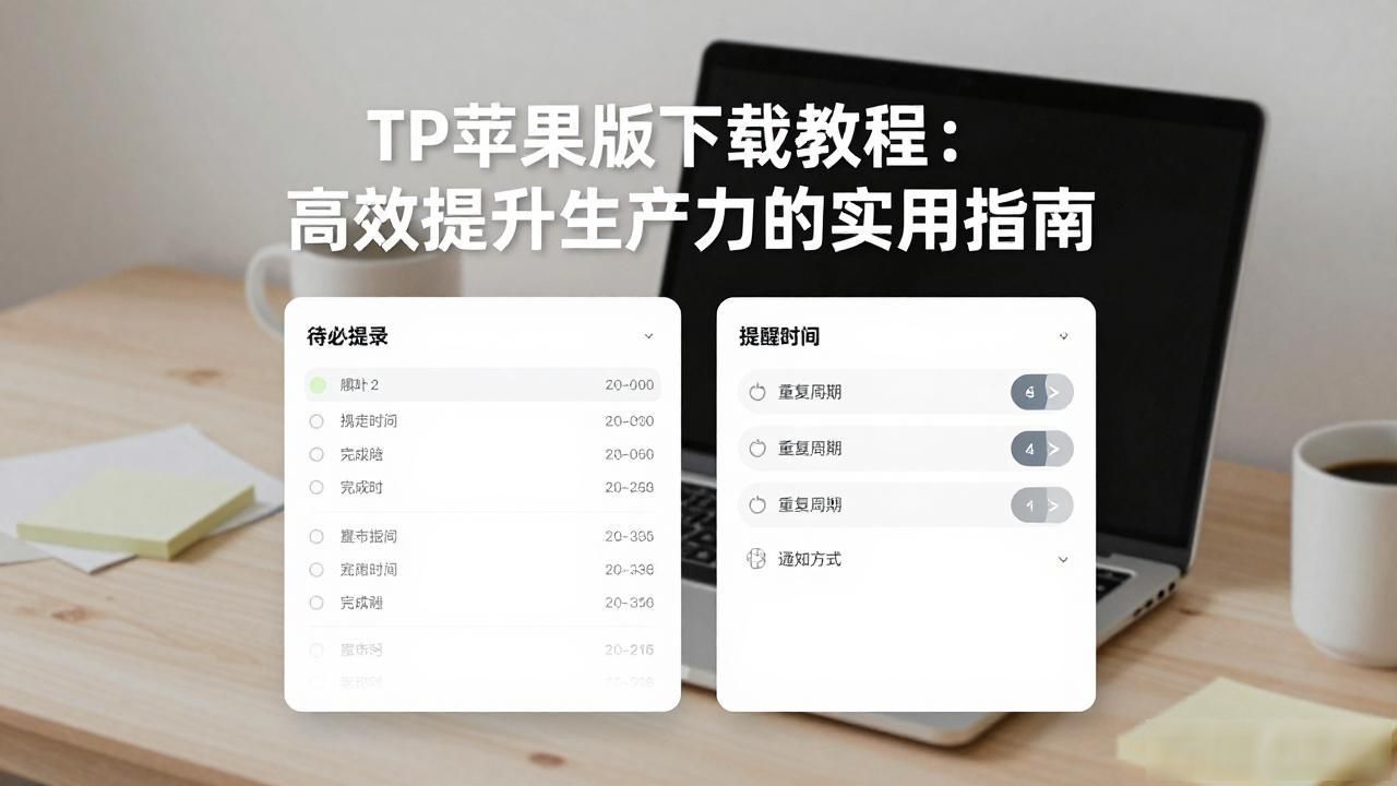 TP苹果版下载教程：高效提升生产力的实用指南