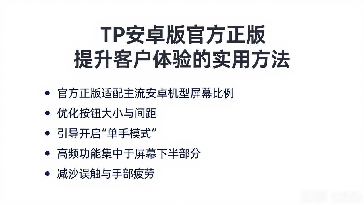 TP安卓版官方正版 提升客户体验的实用方法