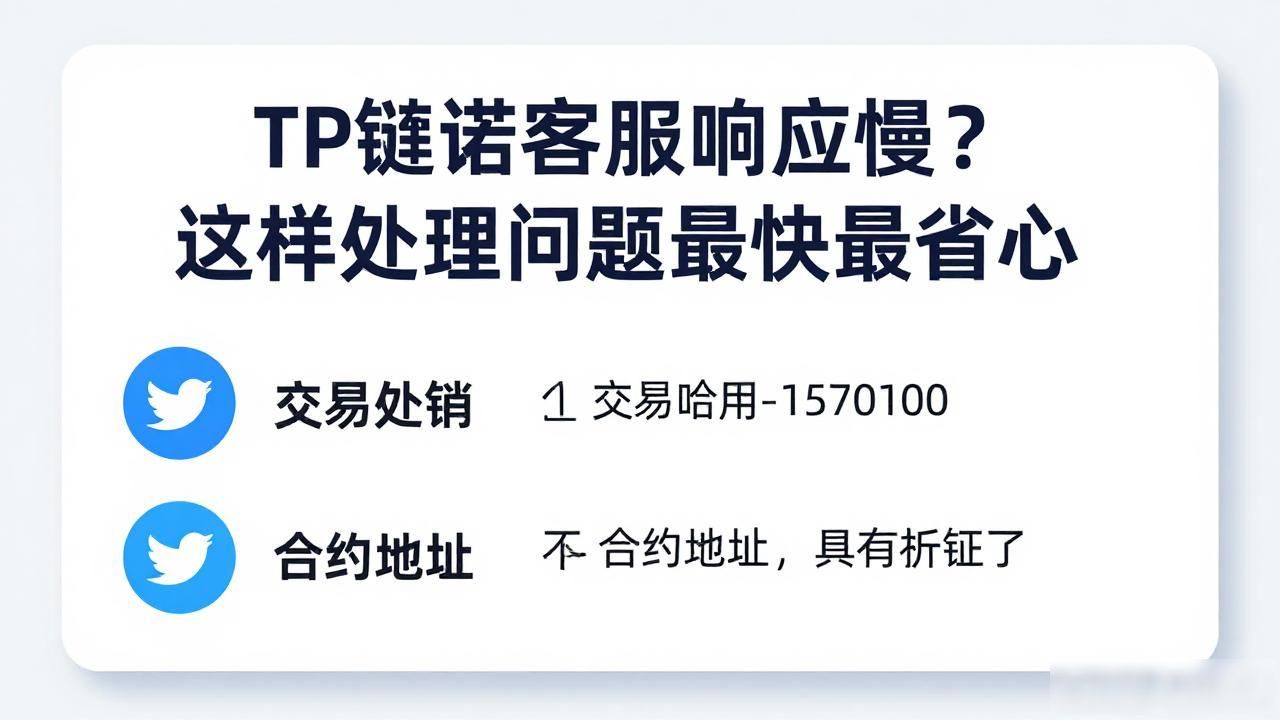 TP钱包客服响应慢？这样处理问题最快最省心