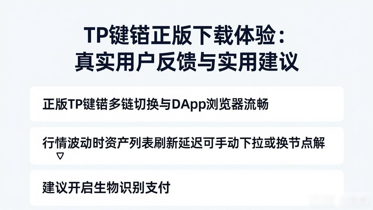 TP钱包正版下载体验：真实用户反馈与实用建议